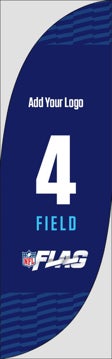 Picture of Your Logo Field 4 Feather Flag - Multiple Sizes