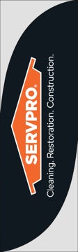 Picture of SERVPRO Feather Flag Black - 7.5' Feather Flag