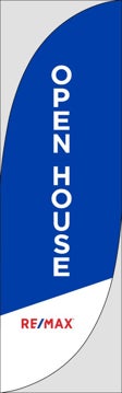 Picture of Blue Open House - 10' Feather Flag