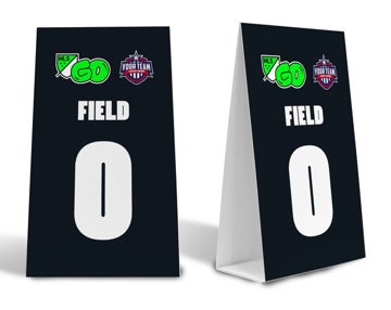 Picture of MLS GO x LO  Black - Corro A-Frame Sign