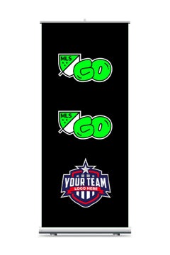 Picture of MLS GO x LO Retractable Banner Black