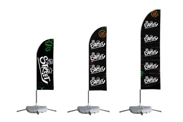 Picture of NHL STREET GRAFFITI Feather Flags