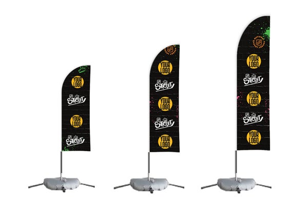 Picture of NHL STREET GRAFFITI + LOGO Feather Flags