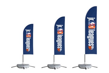 Picture of Jr. Leagues Logo Blue - Feather Flag