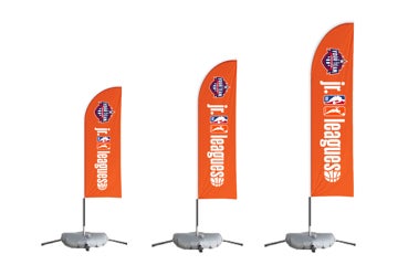 Picture of Feather Flag - Leagues Logo Orange