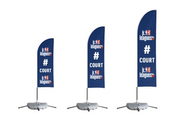 Picture of Court Flag - Logo Blue