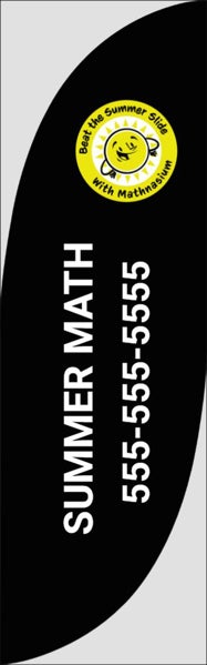 Picture of Summer Math - 10' Feather Flag