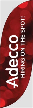 Picture of Hiring On The Spot 2 - 7.5' Feather Flag