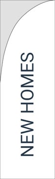 Picture of New Homes - 10' Straight Flag