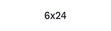 Picture of 6"H x 24"W DS