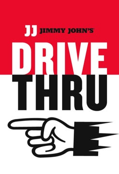 Picture of Jimmy Johns 18" x 12" Drive Thru Left Sign