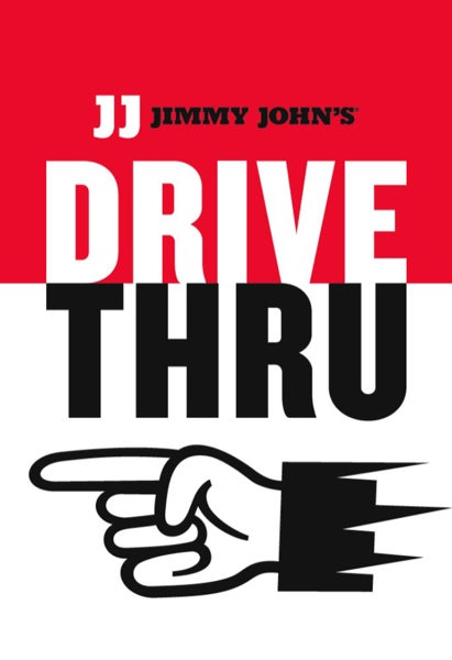 Picture of Jimmy Johns 18" x 12" Drive Thru Left Sign