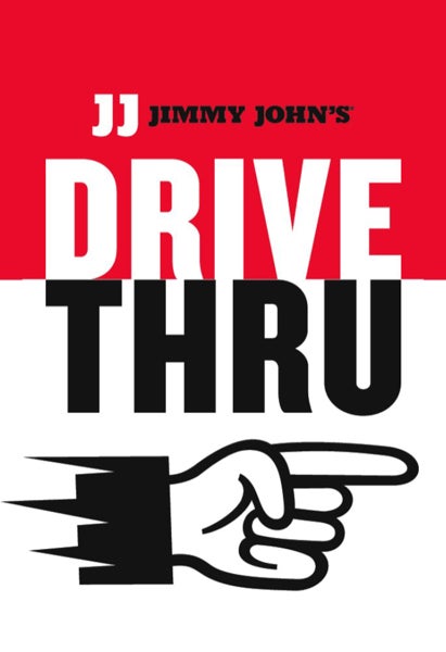 Picture of Jimmy Johns 18" x 12" Drive Thru Right Sign