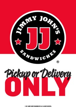 Picture of Jimmy Johns 18" x 12" Pickup or Delivery Sign