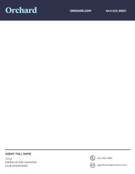 Picture of Letterhead Design 1 - 11" x 8.5"