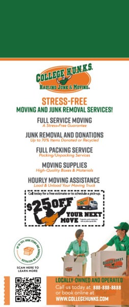 Picture of Moving & Junk Removal Doorhanger 2 - 4.5 x 11