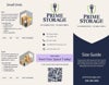 Picture of Size Guide - Tri-fold Brochure