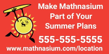 Picture of Design 14 - 3'H x 6'W Vinyl Banner
