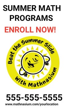 Picture of Design 1 - 5'H x 3'W Vinyl Banner