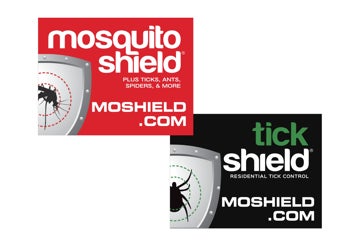 Picture of Mosquito Red / Tick Shield Combo Yard Sign - 18" x 24"