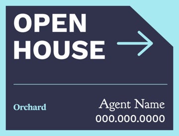 Picture of Open House Personalized 18" x 24"