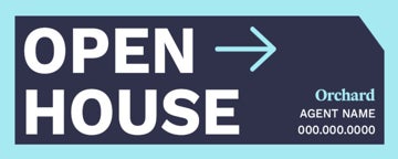 Picture of Open House Rider Personalized 9" x 24"