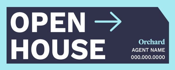 Picture of Open House Rider Personalized 9" x 24"