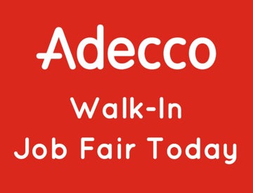 Picture of Job Fair - 18"H x 24"W Corrugated Plastic Sign