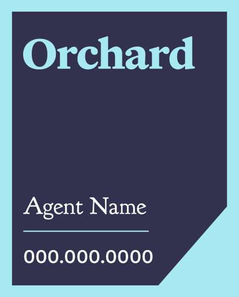 Picture of Single Agent Name 30" x 24"