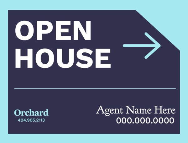 Picture of Open House Personalized 18" x 24"