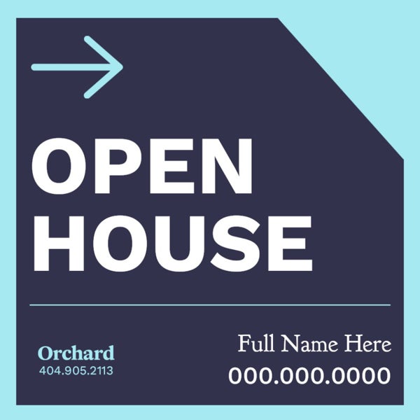 Picture of Open House Personalized 24" x 24"