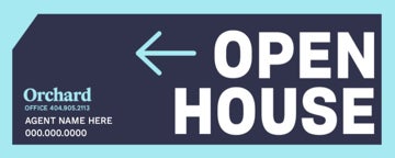 Picture of Open House Rider Personalized 9" x 24"