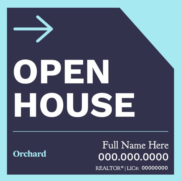 Picture of REALTOR® Open House Personalized 24" x 24"