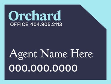 Picture of Single Agent Name 18" x 24"