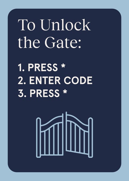 Picture of Gate Access-5 - 10"x14"