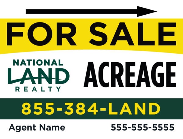 Picture of Acreage For Sale Directional 18"H x 24"W