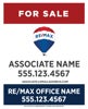 Picture of 30x24 Blue Sign - RWB Associate - Design 1 w/Border