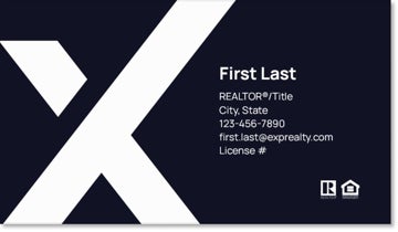 Picture of eXp Realty BUSINESS CARDS_large-X-no photo - Navy