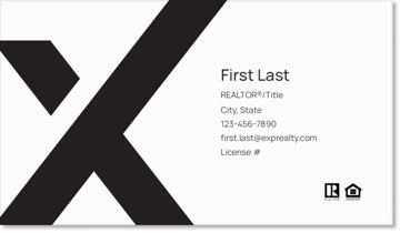 Picture of eXp Realty BUSINESS CARDS_large-X-no photo_dual-branded - White