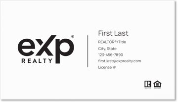 Picture of eXp Realty BUSINESS CARDS_logo-both-sides-no photo_Dual-Branded - White
