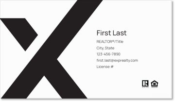 Picture of eXp Realty BUSINESS CARDS_QR-Code-large-X-no photo - White