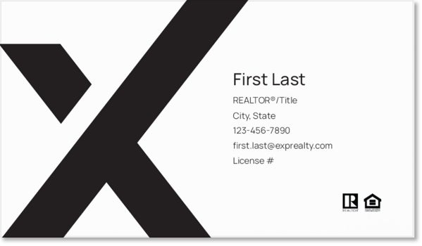 Picture of eXp Realty BUSINESS CARDS_QR-Code-large-X-no photo - White