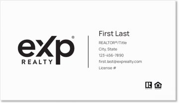 Picture of eXp Realty BUSINESS CARDS_QR-Code-logo-both-sides-no photo - White