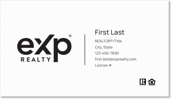 Picture of eXp Realty BUSINESS CARDS_QR-Code-logo-both-sides-no photo - White