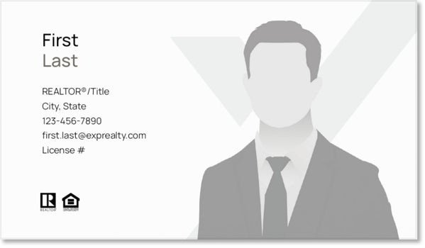 Picture of eXp Realty BUSINESS CARDS_QR-Code-with photoV2 - White