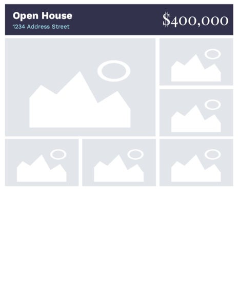 Picture of Open House Design 3 -  8.5" x 11"