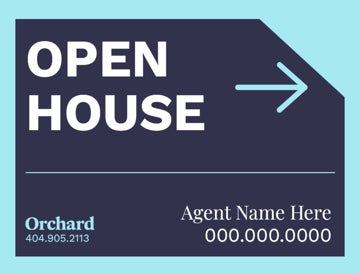 Picture of Open House Personalized 18" x 24" - Directional