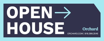 Picture of Associate Broker Open House Rider Generic 9" x 24" - Directional