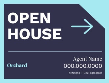 Picture of REALTOR® Open House Personalized 18" x 24" - Directional