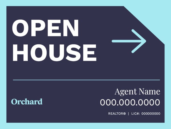 Picture of REALTOR® Open House Personalized 18" x 24" - Directional